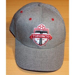 MLS Toronto FC Snapback Cap Hat One Size Adjustable adidas Gray Red Soccer